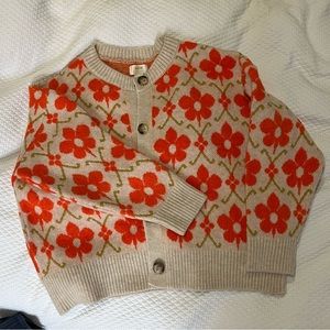 MAEVE POP FLORAL CARDIGAN SWEATER
Anthropologie
Color: ORANGE MOTIF